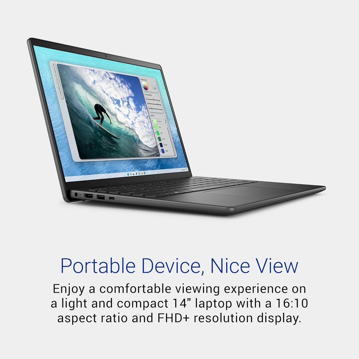 Dell 2025 Personal Laptop | Inspiron 14 i5440 | 14' 1920x1200 IPS | Intel 10-Core i5-1334U | Iris Xe Graphics | 32GB DDR5 | 1TB SSD | Win11 Pro | Wi-Fi6 - BT 5.2 - Backlit KB - 1080p Camera - Black