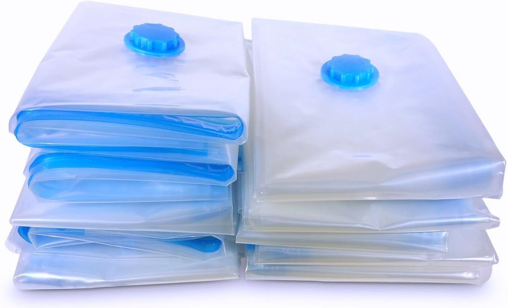 Space Saver Storage Dual Double Zipper Extra Tight Seal Bag for Travel, Suitcases, Moving, and Household use in size 53'x40' / 130cm x 100cm (50)