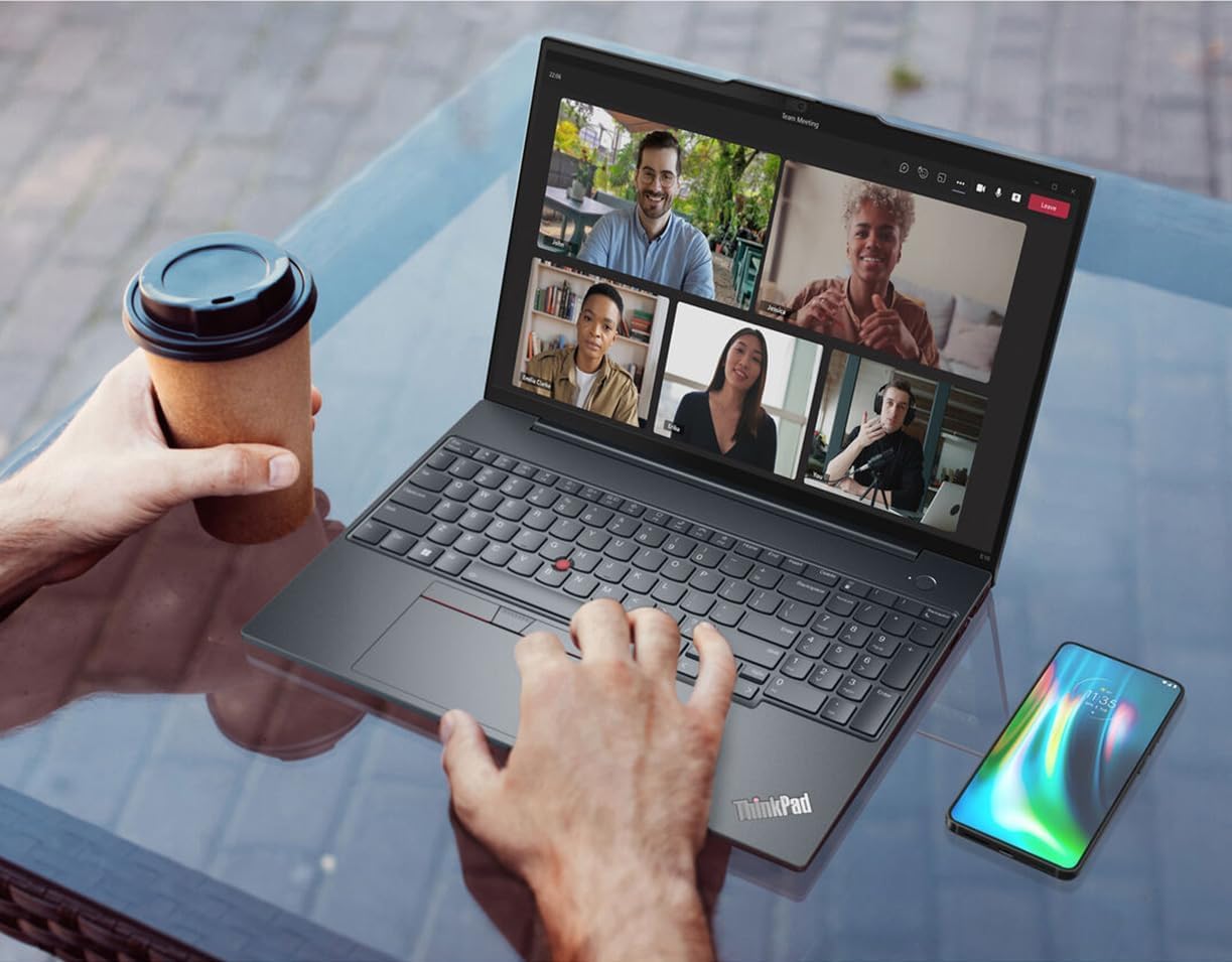 Lenovo ThinkPad T16 Gen 3 Business AI PC Laptop (16' FHD+ Touchscreen, Intel 12-Core Ultra 7 155U (>i7-1355U), 32GB DDR5 RAM, 1TB SSD), 2x Thunderbolt 4, Backlit, Fingerprint, 5MP Webcam, Win 11 Pro