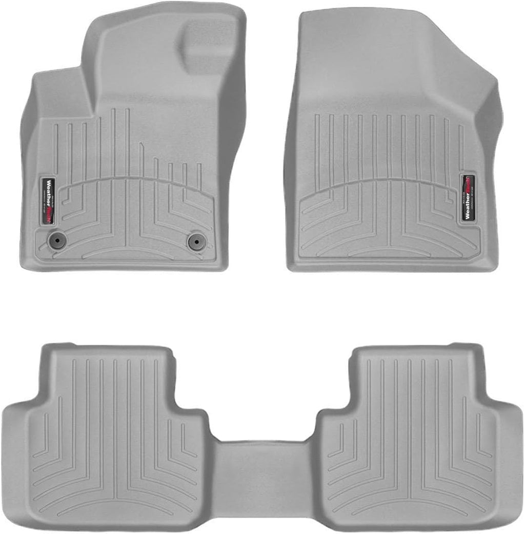 WeatherTech Custom Fit FloorLiners for VW Atlas, Atlas Cross Sport, Atlas - 1st & 2nd Row (4615501-4610844), Grey