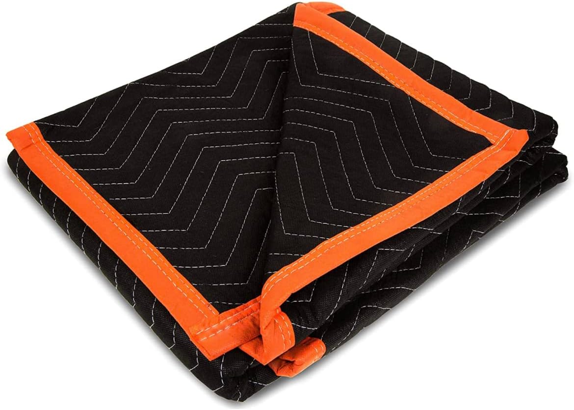 Simpli-Magic Heavy Duty Padded Moving Blankets 72' x 40' – 24 Pack – Packing Blankets, Furniture Covers for Moving