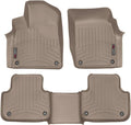 WeatherTech Custom Fit FloorLiners for Audi Q7, SQ8, Q8-1st & 2nd Row (45887-1-2), Tan