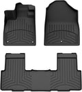 WeatherTech FloorLiner HP Custom Fit Floor Mats for Honda Passport 1st & 2nd Row (441796-1-3IM), Black
