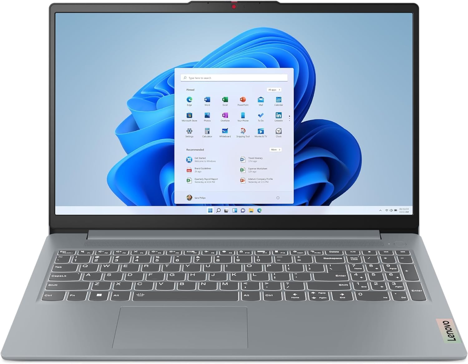 Lenovo IdeaPad Slim 3 15ABR8 2025 Business Laptop 15.6' FHD IPS Touchscreen 8-Core AMD Ryzen 7 5825U 16GB DDR4 512GB SSD AMD Radeon Graphics Wi-Fi 6 Win11 Home w/ONT 32GB USB