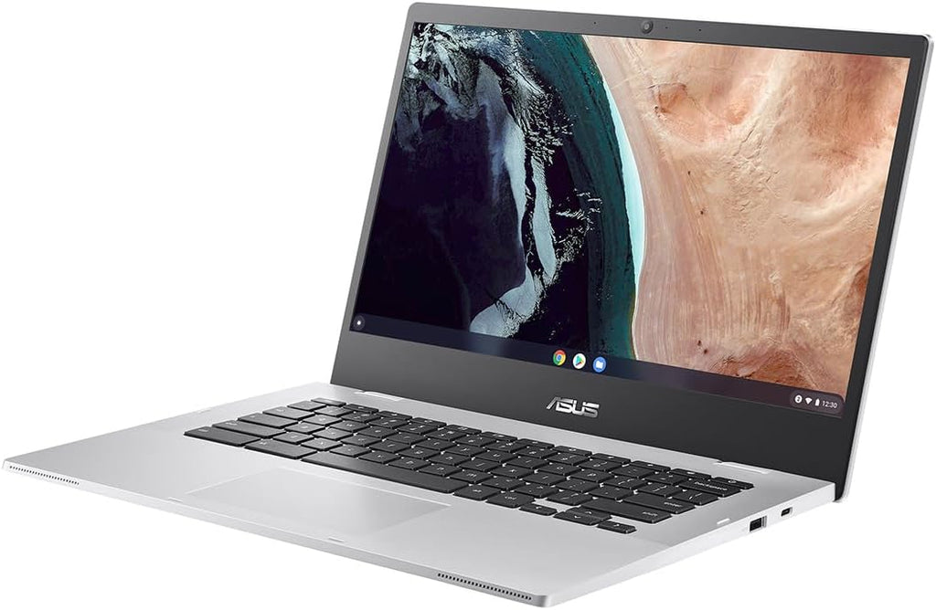 ASUS Chromebook Flip CX1400 CX1400FKA-DS84FT 14' Touchscreen Convertible 2 in 1 Chromebook - Full HD - Intel Celeron N4500-8 GB - 64 GB Flash Memory - Transparent Silver - Intel Chip - 1920 x 1