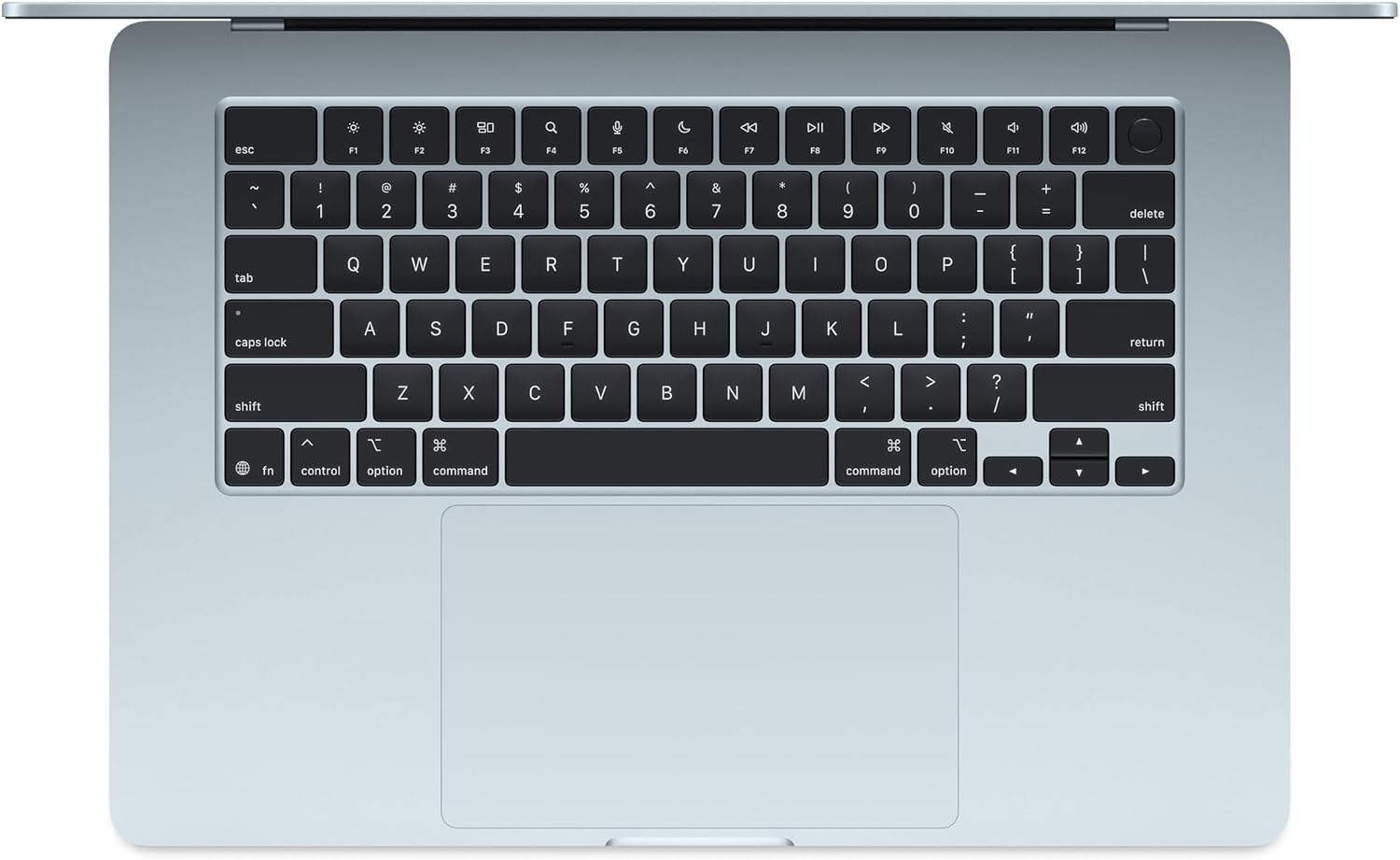 Apple 2025 MacBook Air 15-inch Laptop with M4 chip, 24GB Unified Memory, 2TB SSD Storage - Sky Blue