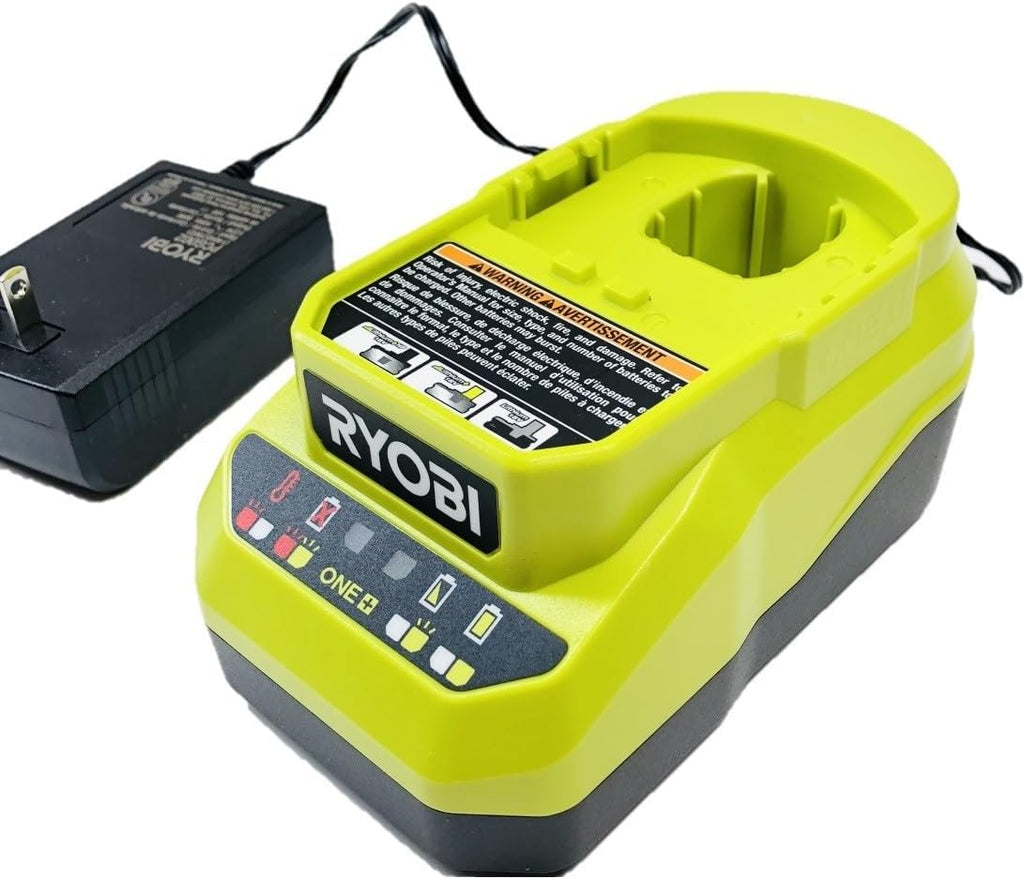 Ryobi 18-Volt Camping Kit - with Clamp Fan, Flashlight, Inverter, (1) 4Ah Battery and Charger (Bulk Packaged), Green | Ryobi Camping Kit