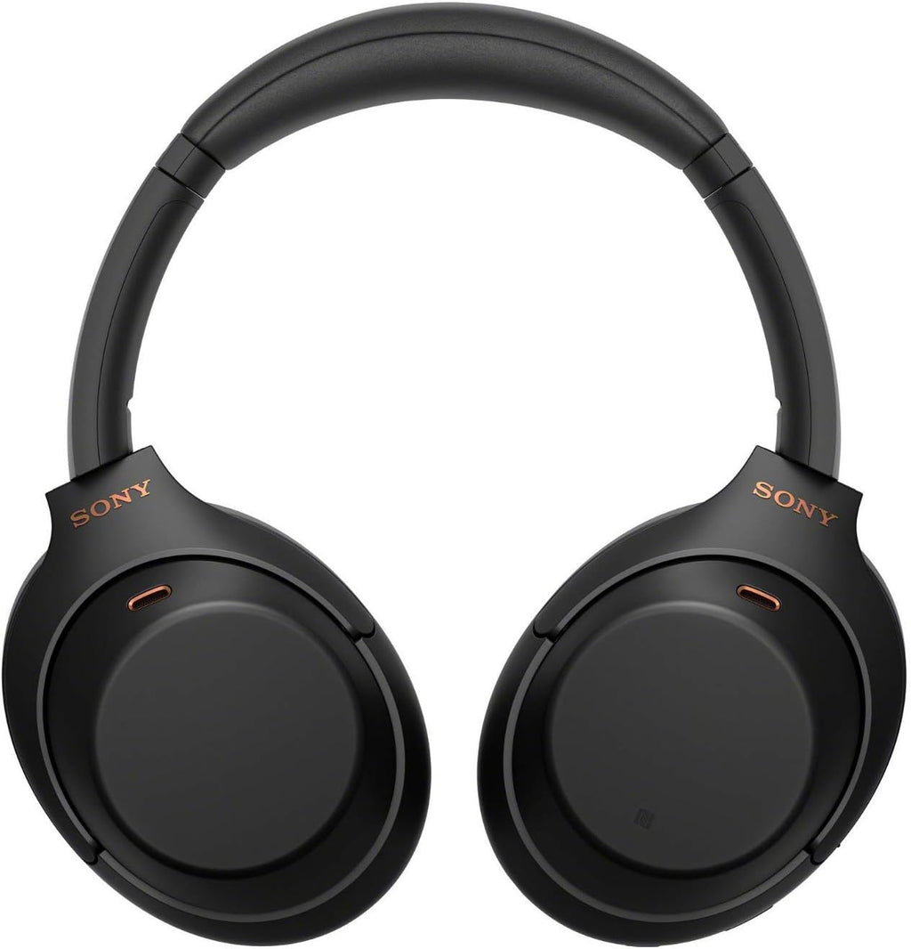 Sony WH-1000XM4 Wireless Bluetooth Noise Canceling Over-Ear Headphones (Black) in-Ear Wireless Earbuds Bundle - Portable, Long-Lasting Battery, Quick Charge, (2 Items)