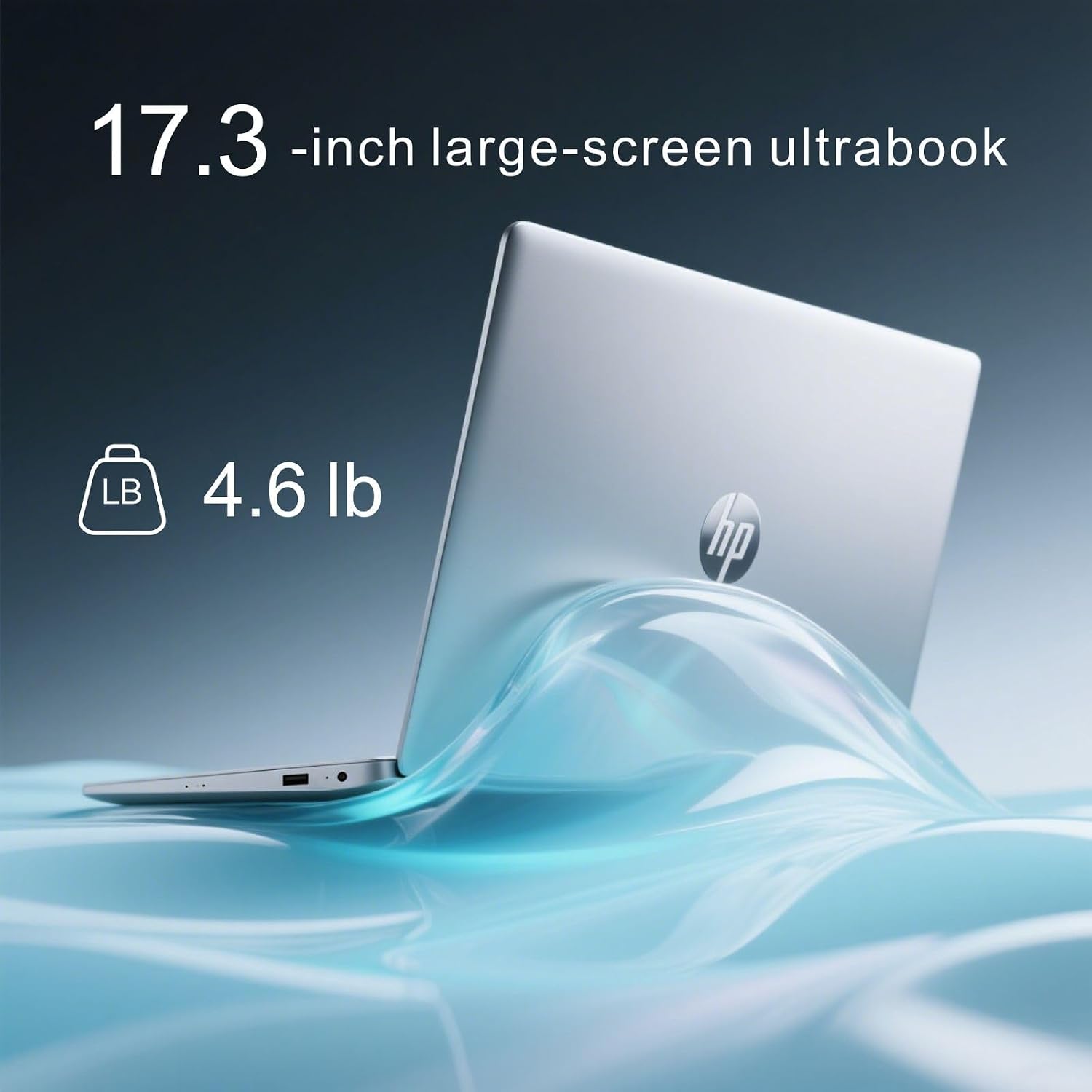 HP 2025 17 inch Laptop for Student & Business | 17.3' HD+ Display | Intel 8-Cores Core i3 CPU | 16GB RAM • 1TB SSD | Long Battery Life | Numeric Keypad | Window 11 Pro | WOWPC Recovery USB | Silver