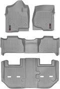 WeatherTech Custom Fit FloorLiners for Chevrolet Suburban, Yukon XL, Suburban - Full Set (46066-1-2-462354), Grey