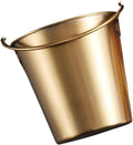 ice Bucket,Bucket with lid, Ice Buckets Metal Ice Bucket Mini Snack Fries Chicken Bucket Portable Party Storage Red Wine Champagne Stainless Steel Ice Bucket for Bar Hotel Party Ice Bucket Kits