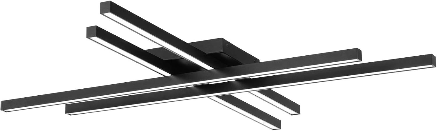 WAC Lighting dweLED, Parallax 32in LED Flush Mount 3-CCT 2700K-3000K-3500K Set to 3000K in Black