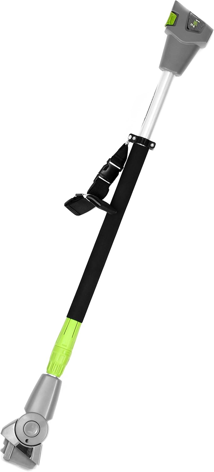 Earthwise CVPH43018 Corded 4.5 Amp 2-in-1 Convertible Pole Hedge Trimmer, Green