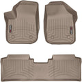 WeatherTech Custom Fit FloorLiners for Buick Envision - 1st & 2nd Row (45964-1-2), Tan