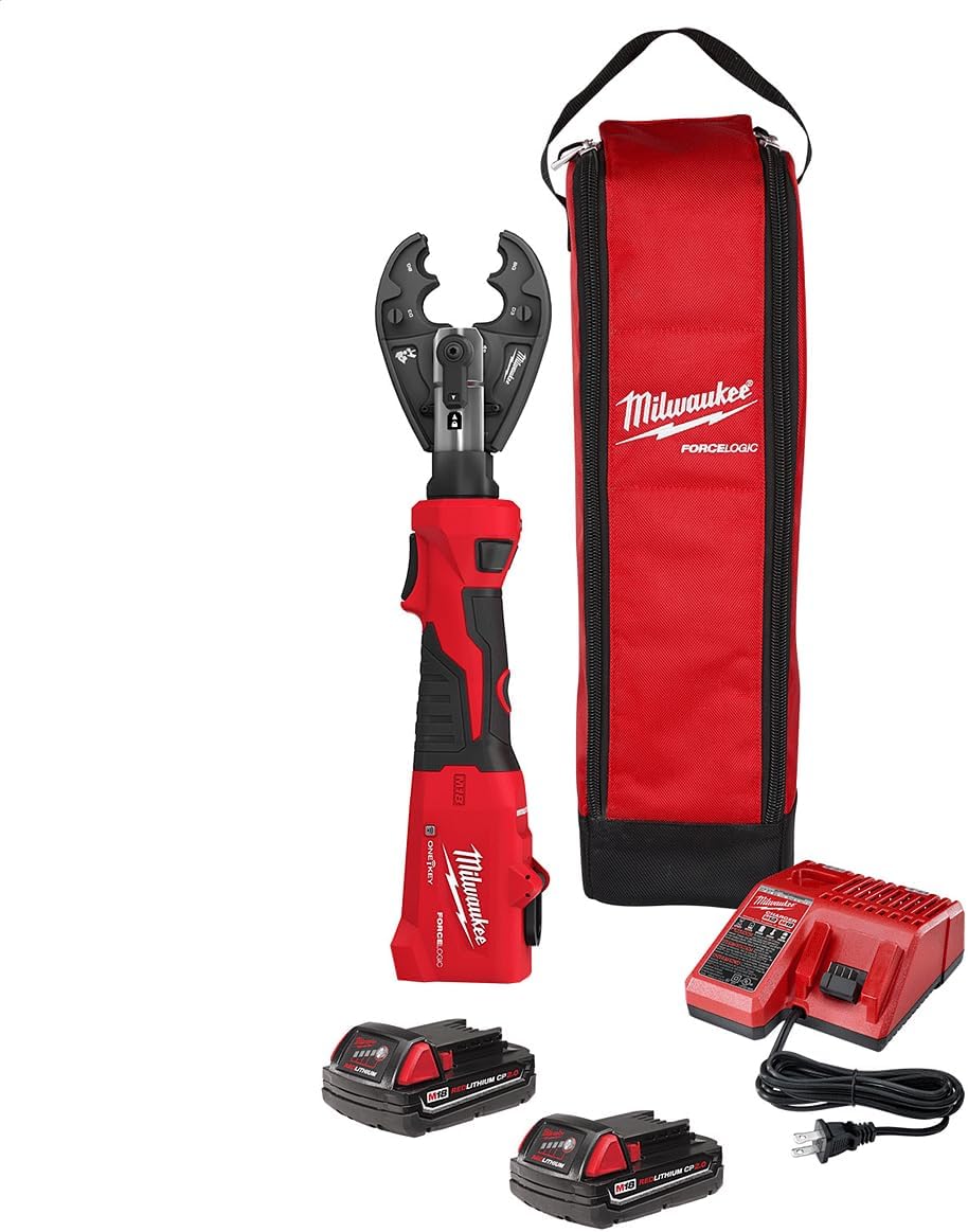 Milwaukee Electric - M18 Force Logic 6T Linear Utility Crimper KIT W/B
