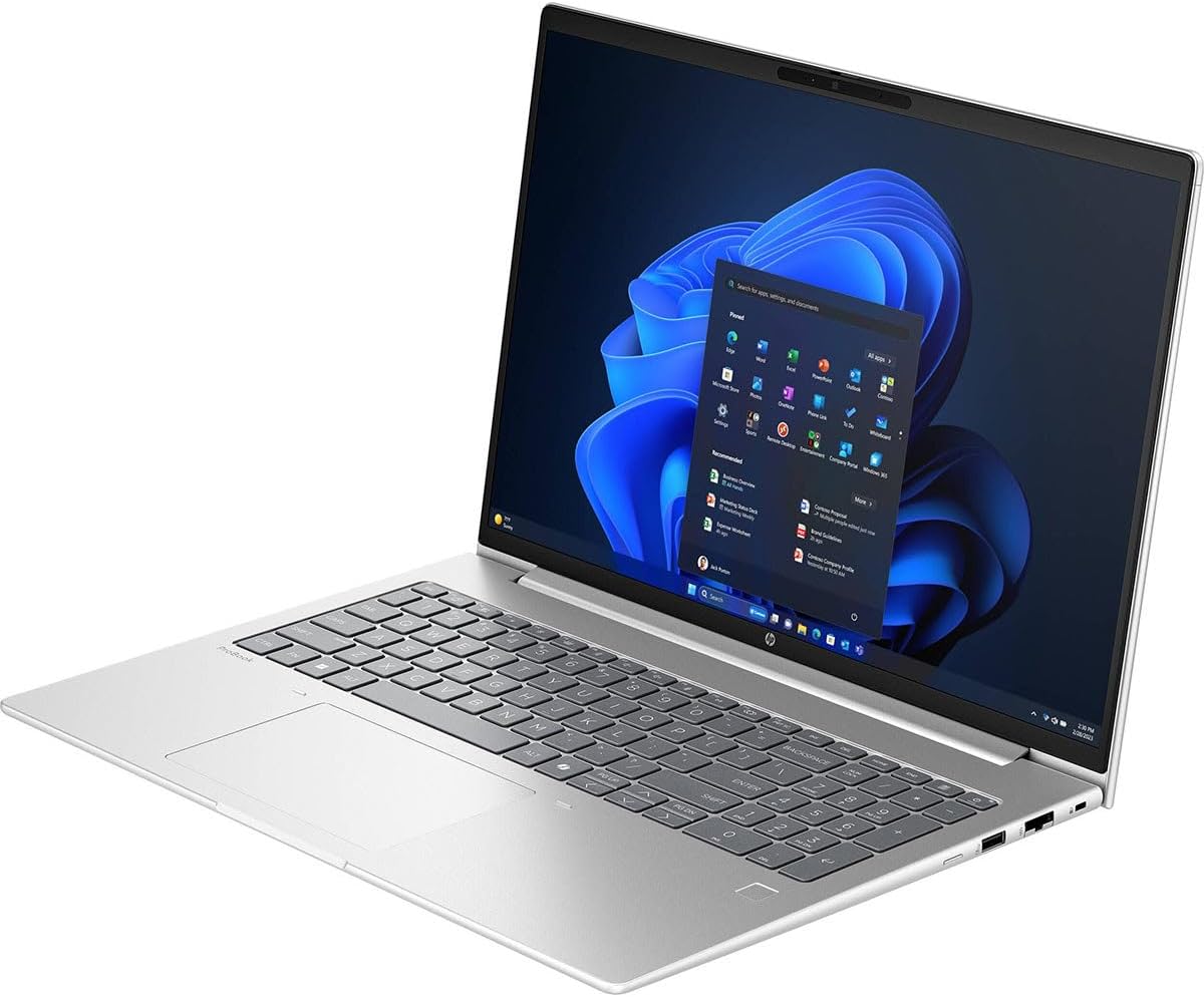 HP ProBook 4 G1i 16' Touchscreen Notebook - WUXGA - 60 Hz - Intel Core Ultra 7 255U - 32 GB - 1 TB SSD - English Keyboard - Pike Silver - Intel Chip - 1920 x 1200 - Windows 11 Pro - - In-plane Switchi
