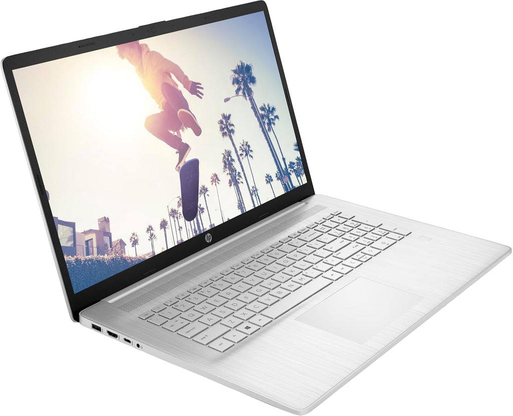 HP 2025 Laptop | 17T-CN300 | 17.3' 1920 x 1080 IPS | Intel-10 Core i5-1334U | 16GB DDR4 | 512GB SSD | Windows 11 Pro | Wi-Fi 6 - Bluetooth 5.3-720p HD Camera - Fingerprint - Natural Silver