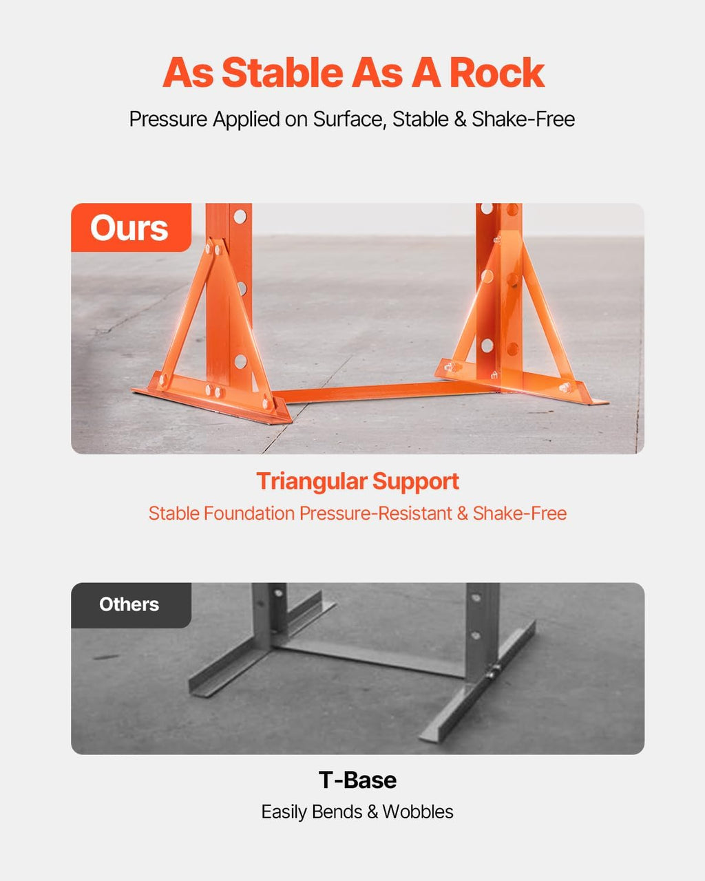 VEVOR Hydraulic Shop Press, 30 T H-Frame Pneumatic Shop Press with Press Plate & Triangular Support, Stable Garage Floor Adjustable Hydraulic Press with Relief Valve, Fit for Bending & Straightening