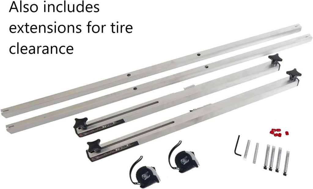 ATV UTV SXS Can-Am Alignment Kit (8-15' Rims) for - Portable DIY Automotive Alignment Tool, Off-Road Vehicle Wheel Alignment Kit