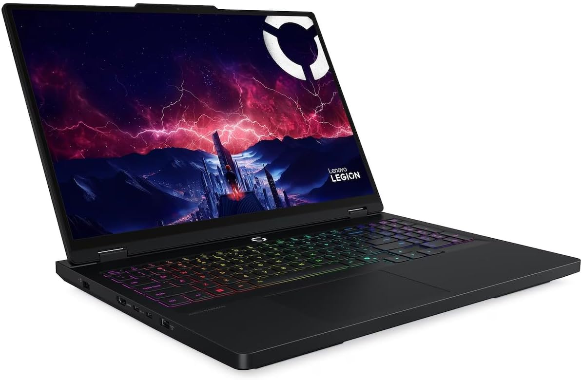 Lenovo Legion Pro 5 AI-Powered Copilot+ Gaming Laptop 16.0' 240 Hz IPS WQXGA (2560x1600) (AMD Ryzen 9 8945HX, GeForce RTX 5060 8GB, 64GB DDR5, 4TB SSD, 24-Zone RGB KB, Win11Pro) w/DKZ Port Expander