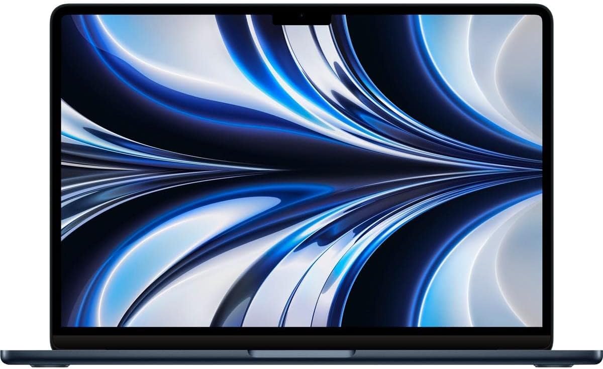 Apple 2022 MacBook Air with Apple M2 Chip (13-inch, 8GB RAM, 256GB SSD Storage) Midnight (Renewed)