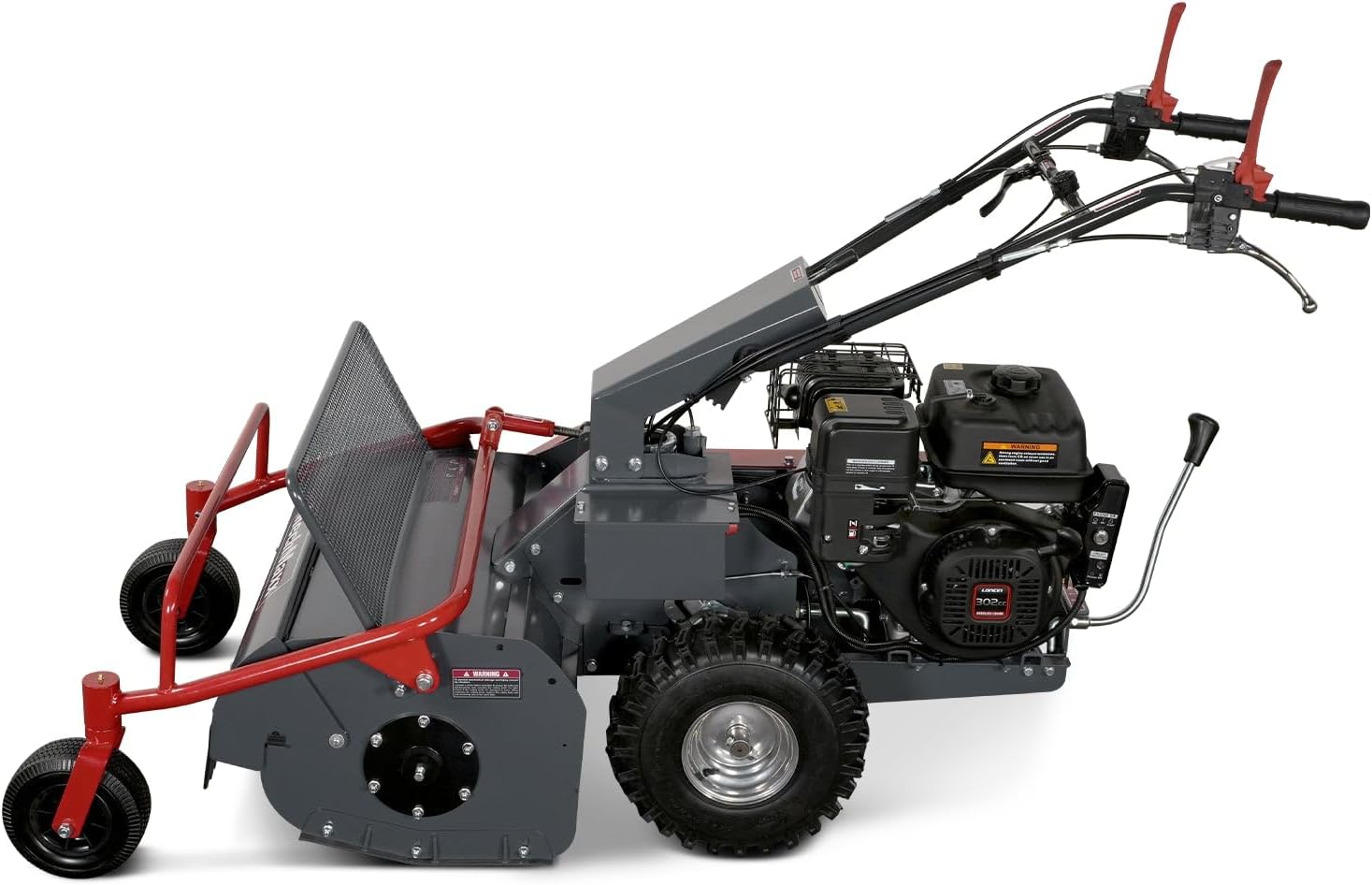 MechMaxx 27' Walk Behind Flail Mower, 10HP 302cc, Self-Propelled, Wheeled, Electric Start, SFM27W