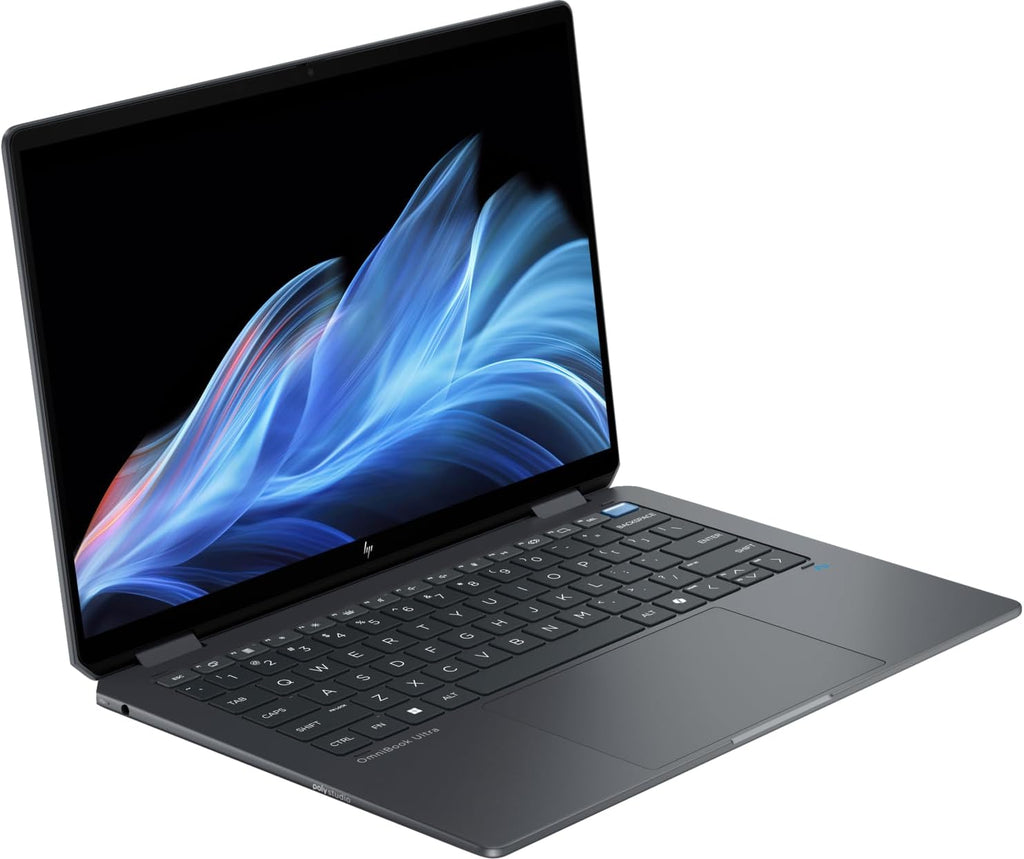HP OmniBook Ultra Flip 2-in-1 Business Laptop, 2025, 14' 2880x1800 120Hz OLED Touch, Intel-8 Core Ultra 7 258V, 32GB LPDDR5, 2TB SSD, Win11 Home, Backlit KB, Wi-Fi, BT 5.4, 9MP IR AI Camera, Gray
