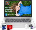 HP 17.3 Touchscreen Laptop Computer, 17.3' 250 nits Anti-Glare Display, Ryzen 5 7430U(UP to 4.3GHz), Backlit Keyboard, 16GB RAM+512GB SSD, Windows 11 Pro, Fast Charge, AI Copilot Key