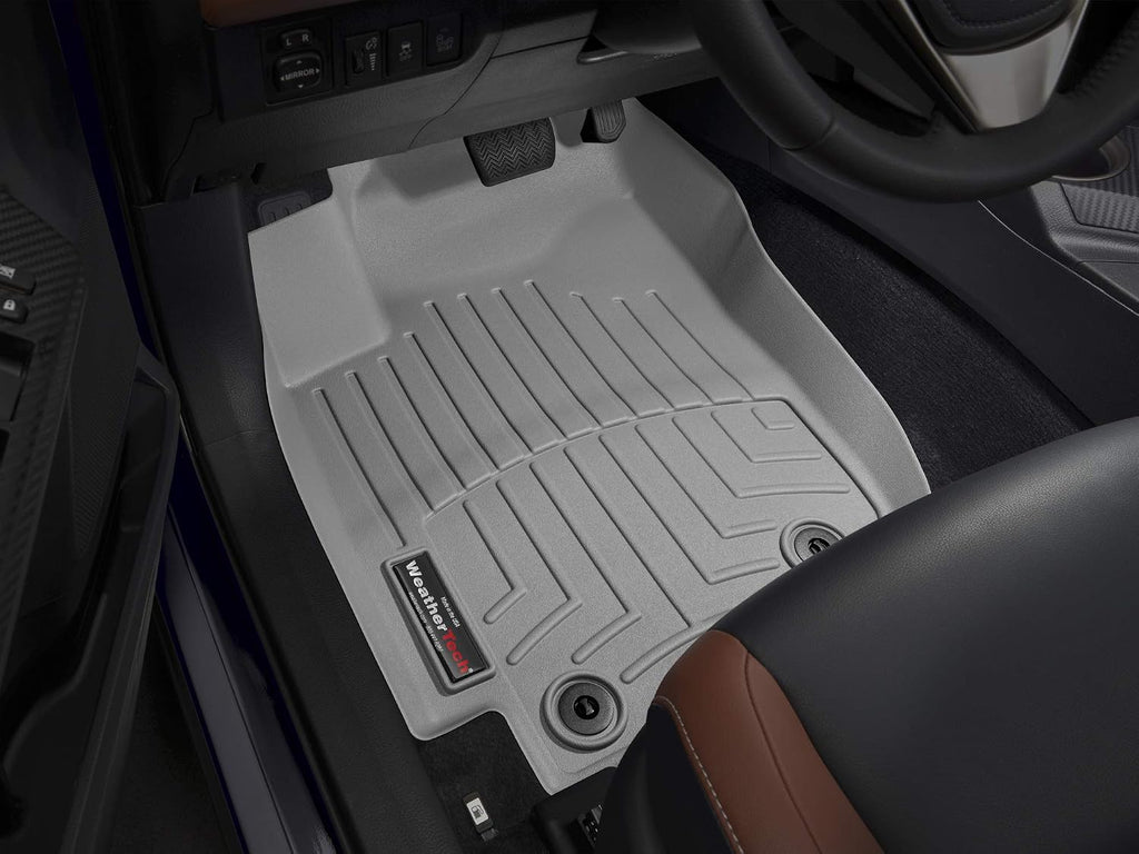 WeatherTech Custom Fit FloorLiners for Toyota RAV4, RAV4, RAV4-1st Row (465101), Grey