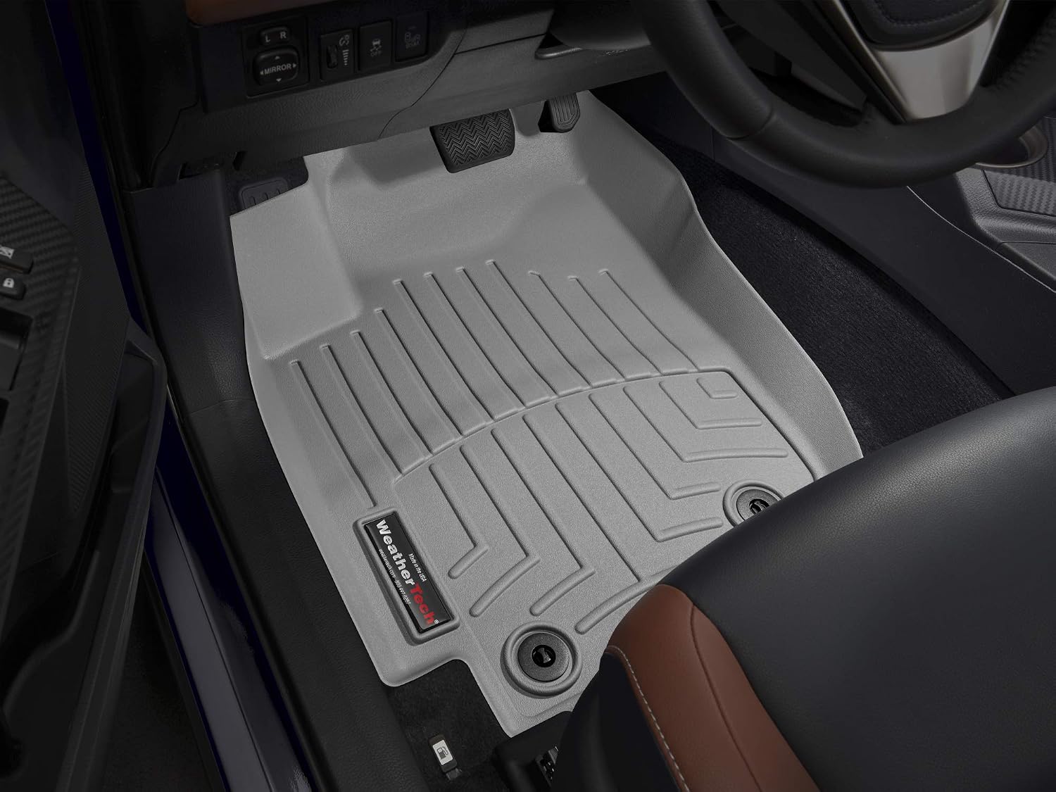 WeatherTech Custom Fit FloorLiners for Toyota RAV4, RAV4, RAV4-1st Row (465101), Grey
