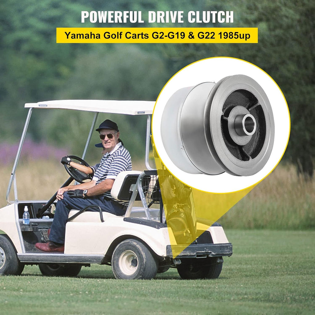 Bestauto G2-G22 Primary Drive Clutch Compatible With Yamaha Golf Cart 1985+ G2 G8 G9 G14 G16 G22 4 Cycle Carts Gas Golf Cart 1985 Up