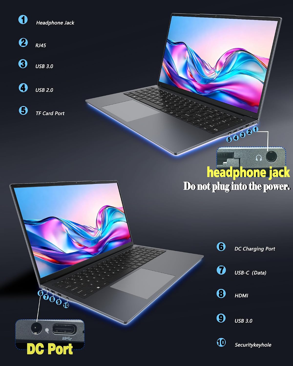 17 Inch Laptop with 3500U, 8GB RAM, 512GB SSD, FHD IPS Display, Backlit Keyboard, Webcam,RJ45, Dual Wi-Fi, Bluetooth 5.0, HDMI, USB 3.0, Type-C
