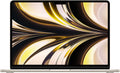 Apple 2022 MacBook Air Laptop with M2 chip: Built for Apple Intelligence, 13.6-inch Liquid Retina Display, 8GB RAM, 256GB SSD Storage, Backlit Keyboard, 1080p FaceTime HD Camera; Starlight