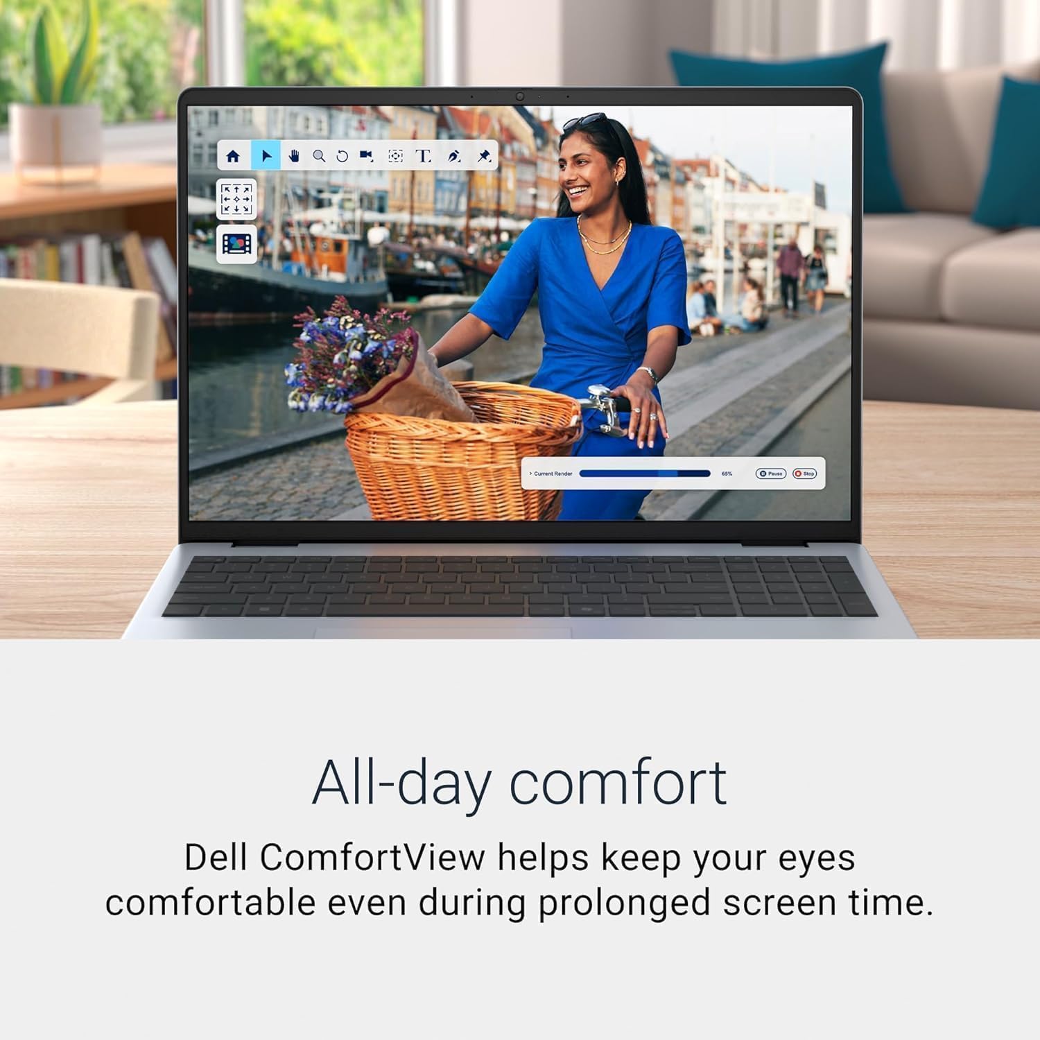 Dell 16 DC16251 Touchscreen Laptop, 16.0-inch 16:10 FHD+ Touch Display, Intel Core 7 150U Processor, 32 GB DDR5, 1 TB SSD, Backlit Keyboard, Fingerprint Reader, Business & Student, Windows 11 Pro