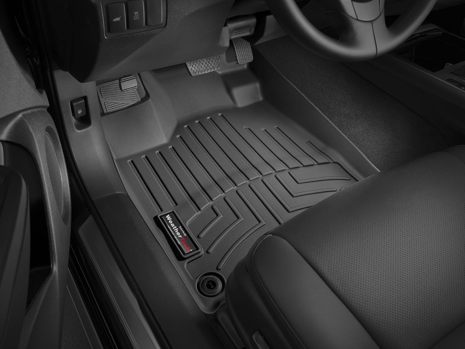 WeatherTech Custom Fit FloorLiners for Acura RDX, RDX, RDX - 1st Row (444711), Black