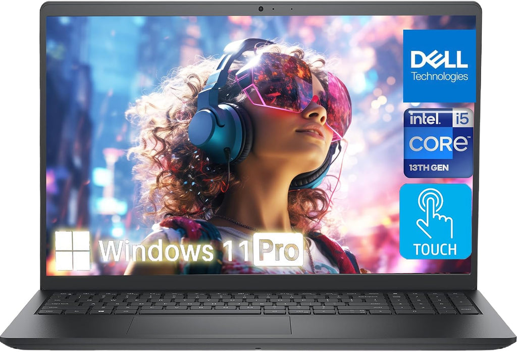 Dell Inspiron 15.6' FHD Touchscreen Laptop, 13th Gen Intel Core i5 (Turbo up to 4.6GHz), 16GB RAM, 1TB SSD, Win 11 Pro, WiFi-6, Long Battery Life, w/WOWPC Recovery USB, for Business & Everyday Use