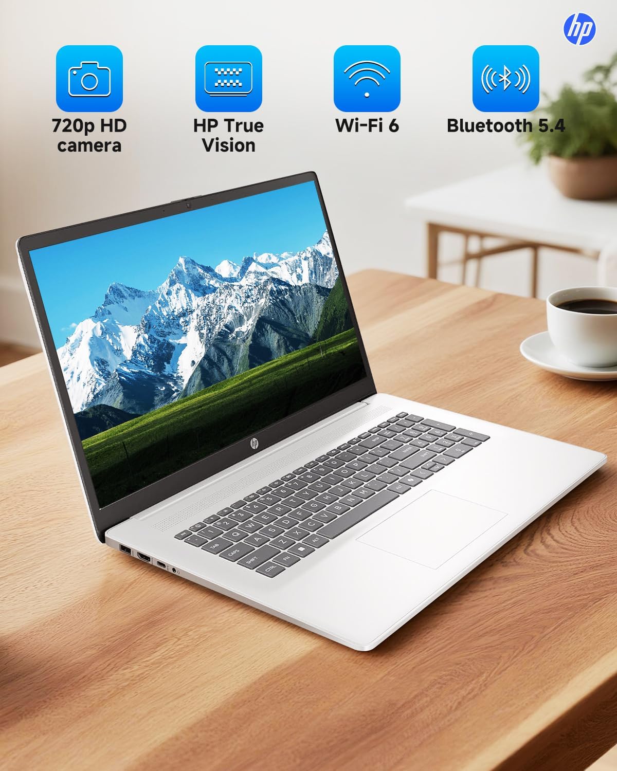 HP 17 Laptop for Business & Students 2025, 17.3' HD+ IPS Display, Intel 8-Core i3-N305(Up to 3.8GHz), 32 GB RAM, 2 TB SSD, Copilot Key, Fast Charge, Long Battery Life, Windows 11 Pro, Accessory Kit