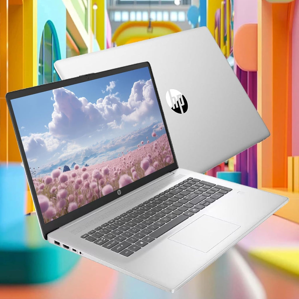 HP 17 inch Touchscreen Laptop Computer, 17.3' HD+ for Business, Intel 10-Core i5-1334U, Windows 11 Home, 32GB RAM 1TB SSD, Copilot AI-Ready, Fingerprint Reader, Numeric Keypad, Wi-Fi 6, w/Accessory