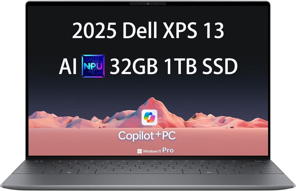 Dell XPS 13 9345 Laptop, Copilot+ AI PC (13.4' FHD+ 120Hz, Qualcomm 12-Core Snapdragon X Elite, 32GB RAM RAM, 1TB SSD) Thin & Light, 27-Hr Battery Life, IR Webcam, Wi-Fi 7, Win 11 Pro (Renewed)