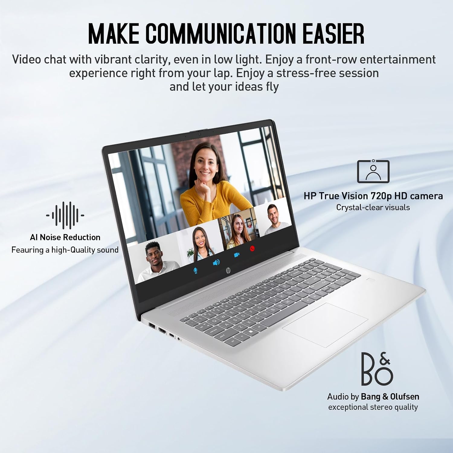 HP 17 Inch Laptop Touchscreen Computer, 17.3' HD+ Touch Screen Business Laptop PC, Intel Core i7,Windows 11 Pro|Backlit 10-Key|Fingerprint|32GB RAM 1TB SSD