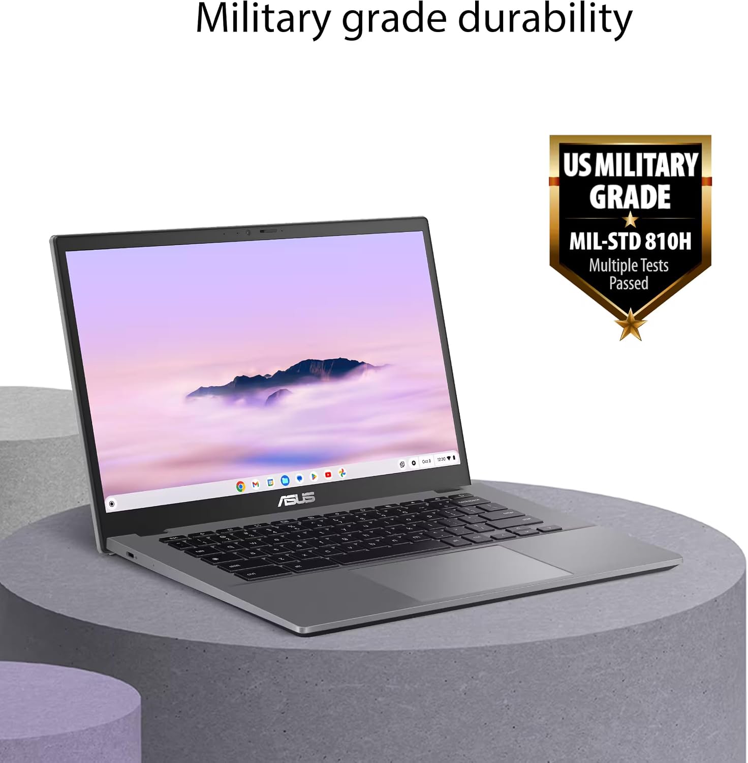 ASUS Chromebook Plus CX34 Laptop (14' FHD Touchscreen, Intel Core i5-1335U, 8GB RAM, 256GB Storage (128GB+128GB SD)) Enterprise Business, Student, 1080p Webcam, Google AI, IST HUB, Wi-Fi 6E, Chrome OS