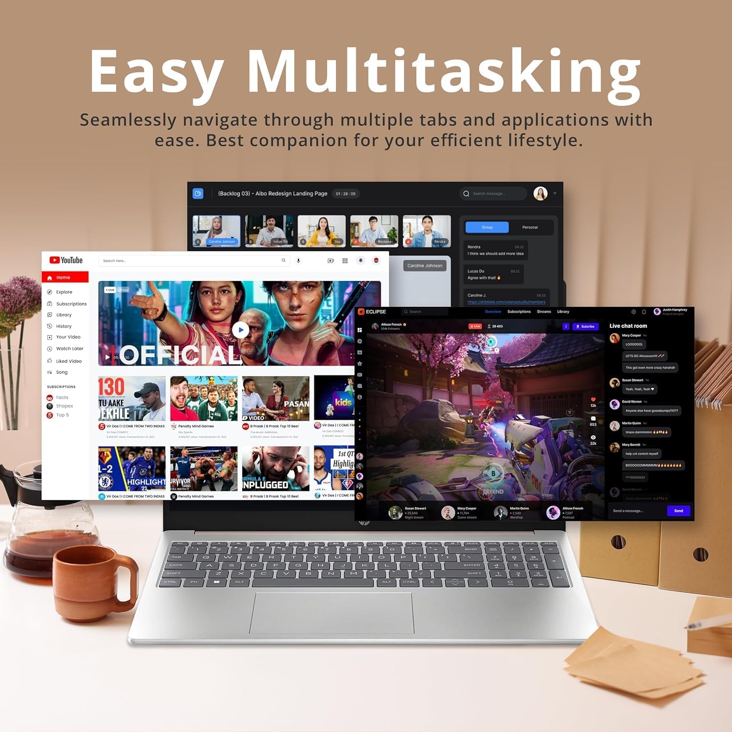 HP OmniBook 7 Touchscreen Laptop -16inch OLED 120Hz -Intel Ultra 7 255H Beat AMD Ryzen 9 8945H -RTX 4050 -Windows 11 Pro Office 365-32GB RAM -1TB SSD -Business College - Computadora Portátil Copilot