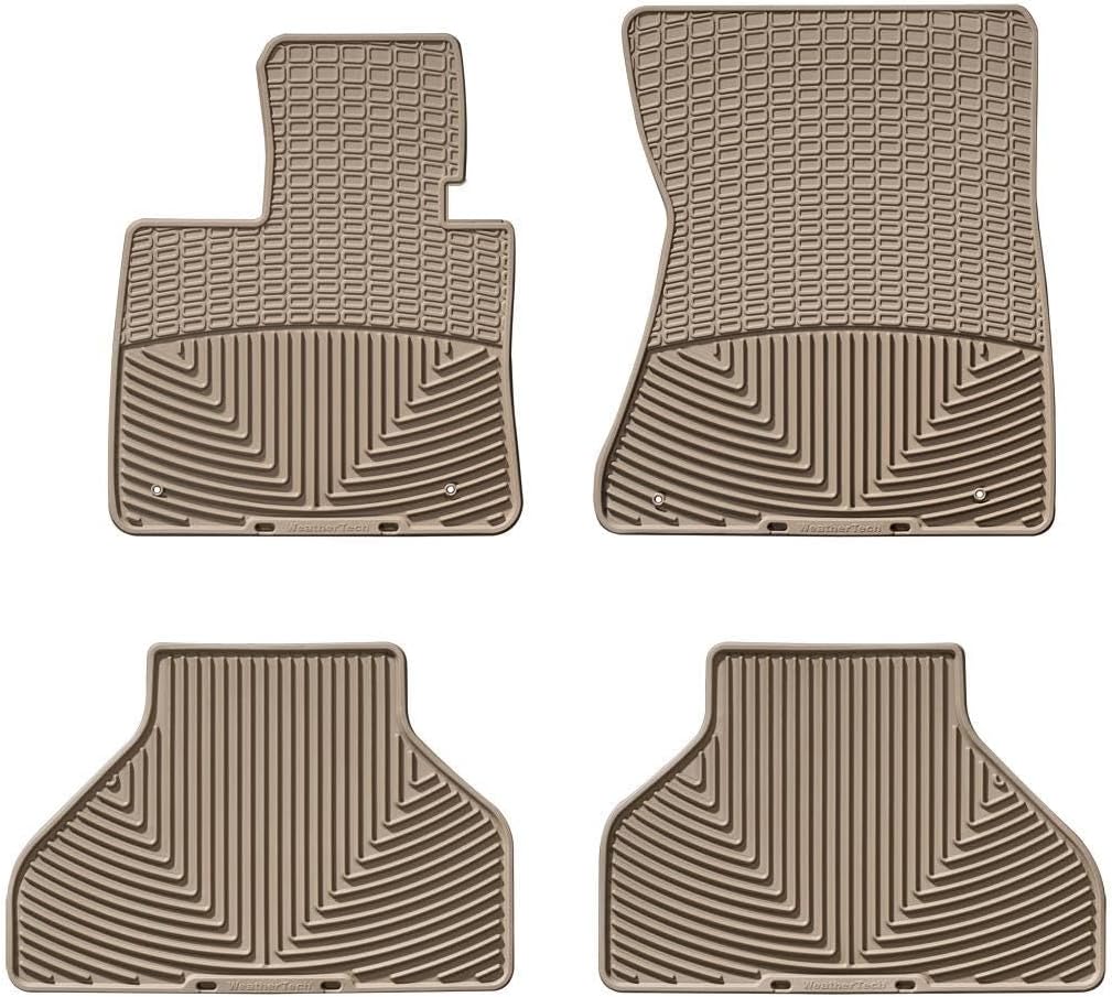 WeatherTech All-Weather Floor Mats for BMW X5 35d, X6 35i, X6 M - 1st & 2nd Row (W74TN-W144TN), Tan