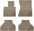 WeatherTech All-Weather Floor Mats for BMW X5 35d, X6 35i, X6 M - 1st & 2nd Row (W74TN-W144TN), Tan