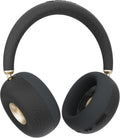 BUGANI AirCore Open-Ear Wireless Headphones: Bluetooth 5.3 Over-Ear Headset with Removable Noise-Canceling Ear Caps, Dual-Driver HiFi Sound, 27H Battery Life Comfortable Fit, Type-C Fast Charging