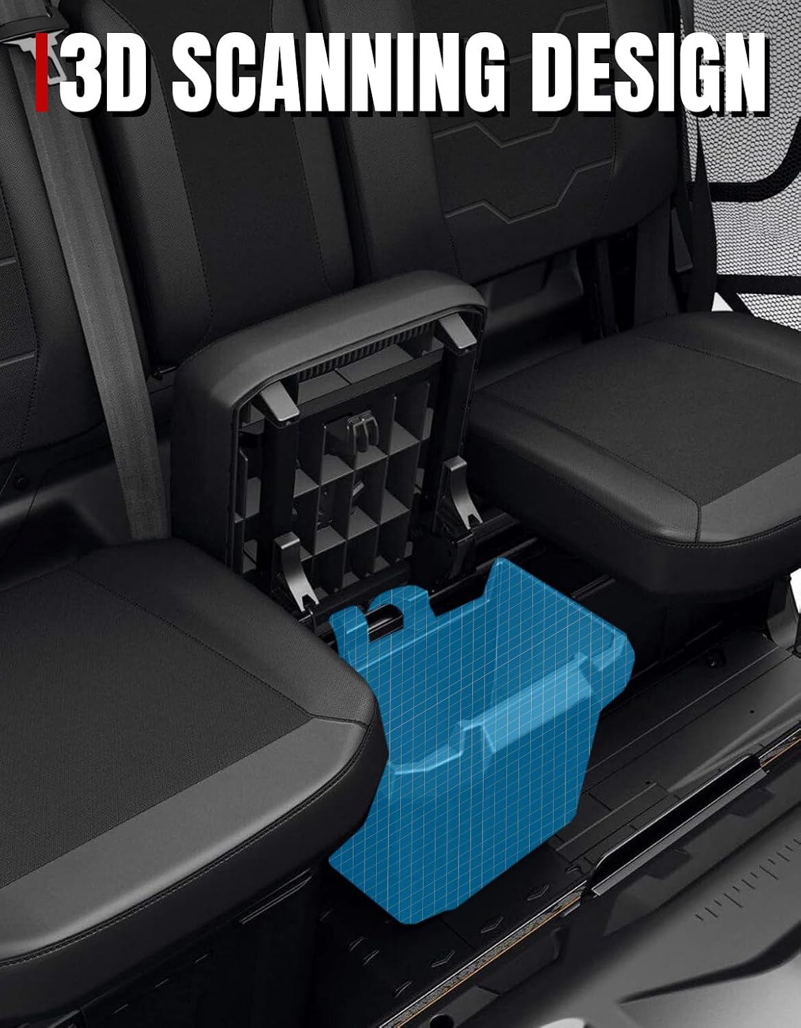 A & UTV PRO Center Underseat Storage Bin for Cam Am Defender, Central Underseat Storage Box Compatible with Defender & Defender Max 2016-2025 Replace OEM 715003446