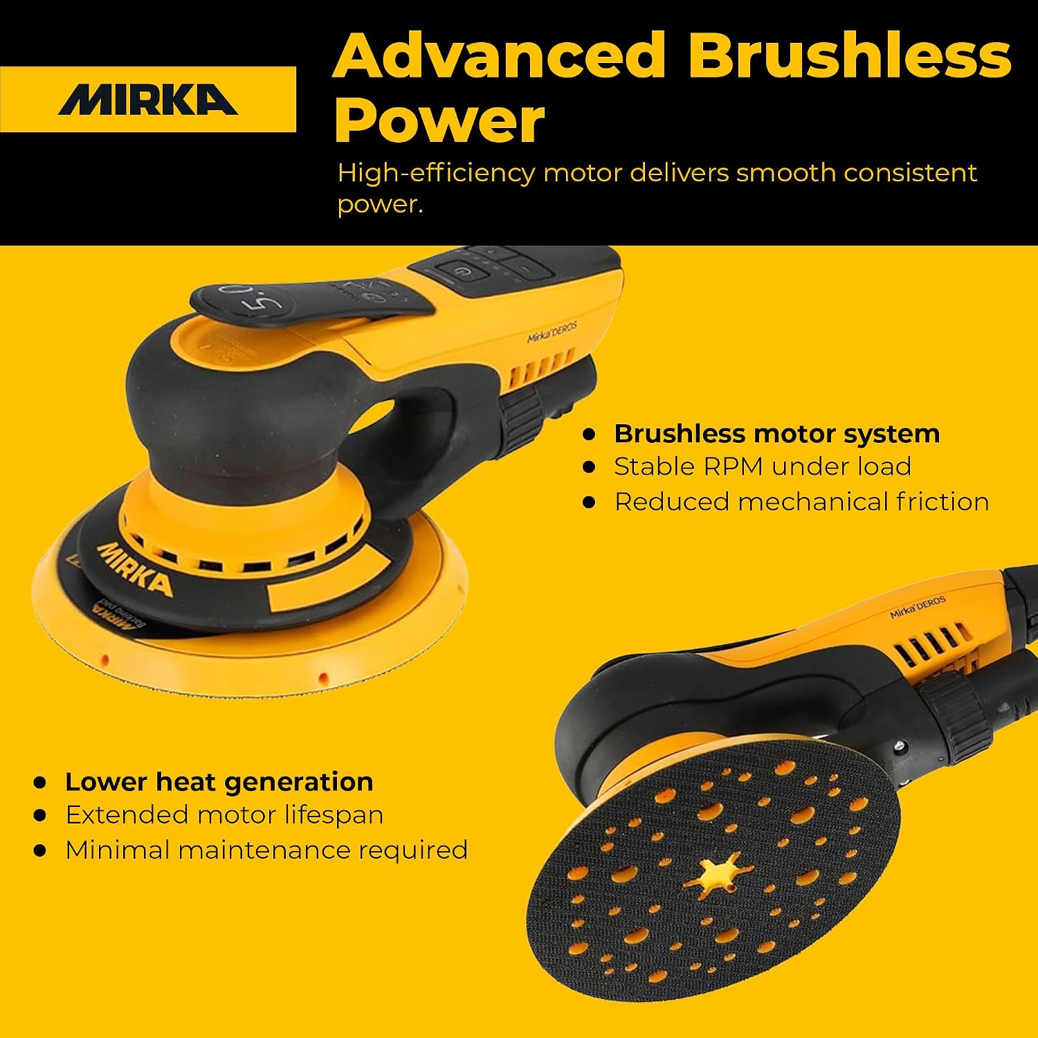 Mirka - sander - DEROS II 650X 6 inch 5.0mm orbit