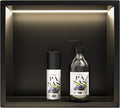 Led Shower Niche 12' X 12' Matte Black 304 Stainless Steel with Lighting Waterproof No Tile Need Shower Shelf for Bathroom Recessed Wall Niche