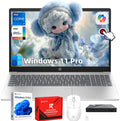 HP Flagship Touchscreen Laptop for Business - 15.6' FHD IPS Touchscreen | Intel Core i7 1355U (up to 5.0 GHz) | 16GB RAM + 512GB SSD | Intel Iris Xe Graphics | Wi-Fi 6 | Windows 11 Pro | Copilot AI