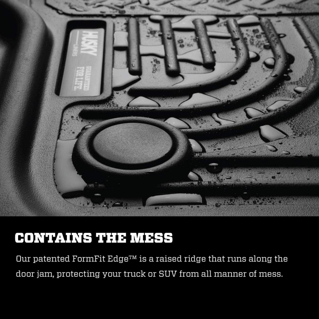 Husky Liners Weatherbeater Floor Mats | Fits 2010-2014 Ford Mustang | Front & 2nd Row, 4-pc Black - 98371